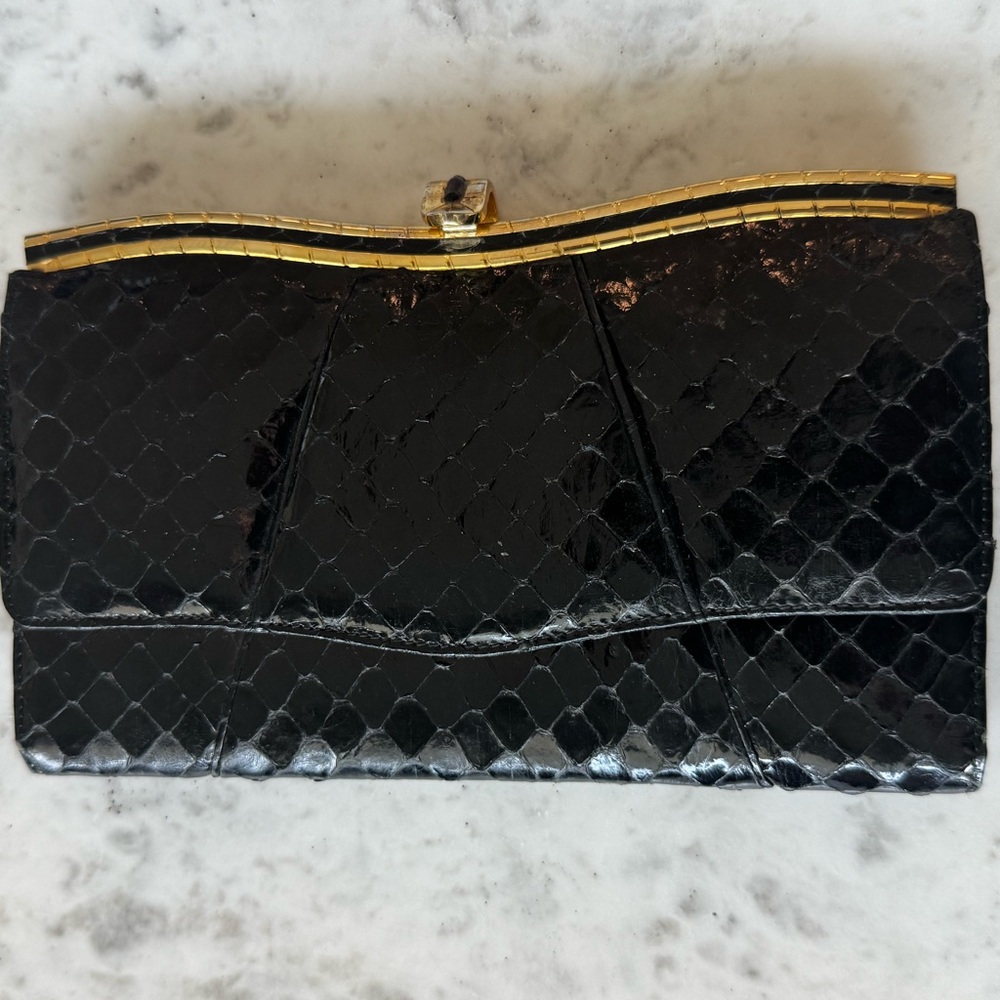 Judith Leiber Black clutch